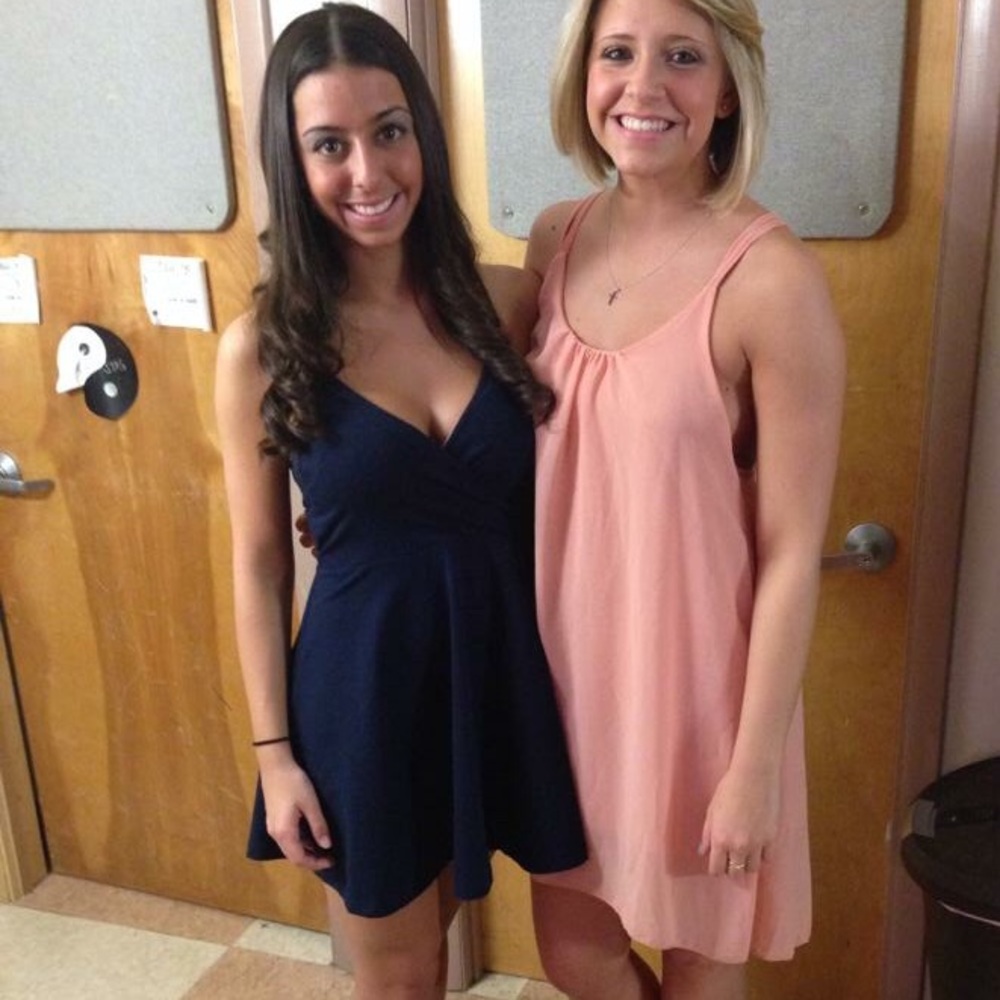 Navy Blue Baby Doll Dress